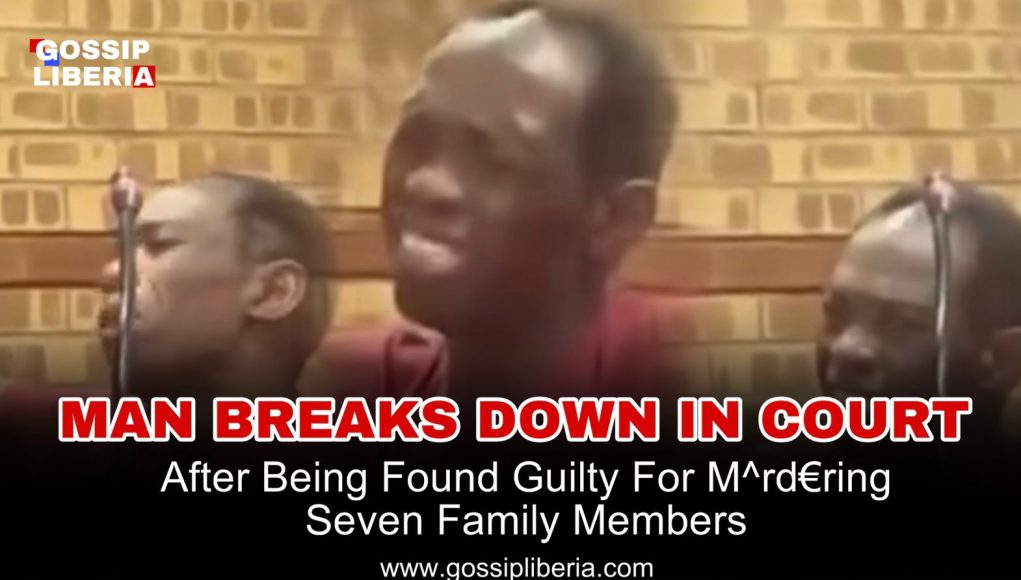 Man Breaks Down in Court After Being Found Guilty of Murdering Seven Family Members man share tears seeing his verdict