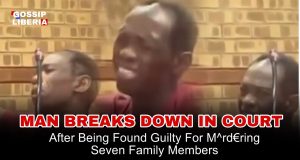 Man Breaks Down in Court After Being Found Guilty of Murdering Seven Family Members man share tears seeing his verdict