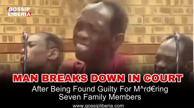 Man Breaks Down in Court After Being Found Guilty of Murdering Seven Family Members man share tears seeing his verdict
