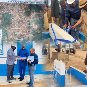 President Boakai Dedicates Solar-Powered Mini Water System in Bopolu City, Liberia