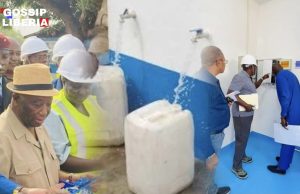 President Boakai Dedicates Solar-Powered Mini Water System in Bopolu City, Liberia