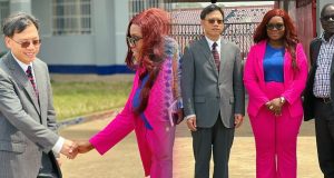 CHINESE AMBASSADOR TO LIBERIA MEETS WITH MINISTER OF YOUTH AND SPORTS