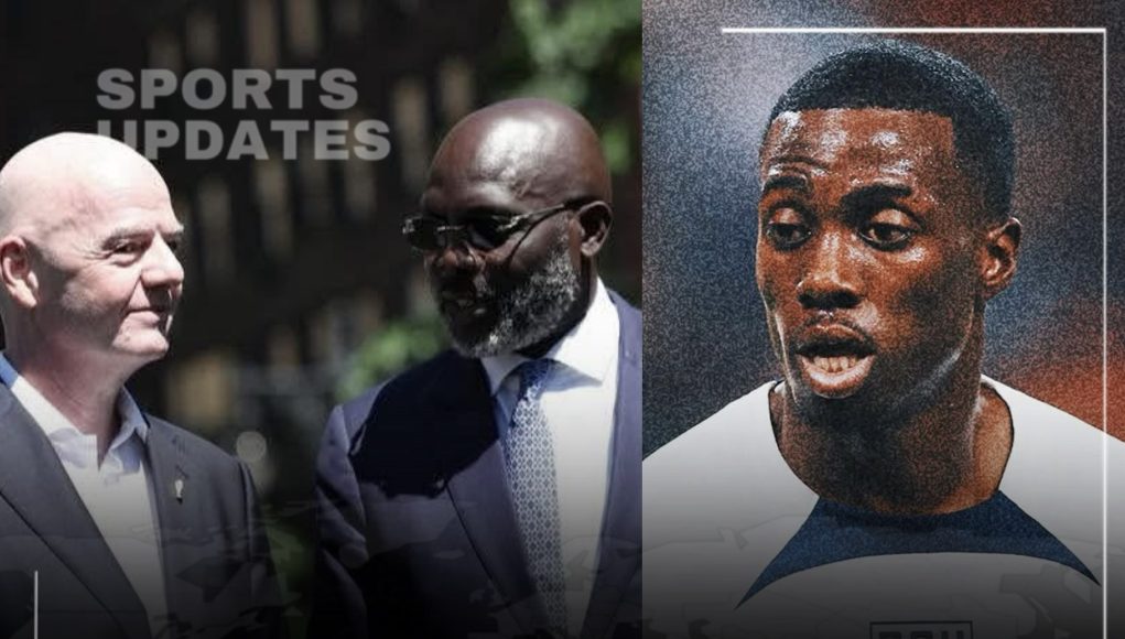 Weah Joins FIFA President to Inaugurate Mini-Soccer Pitch in New York, Wishes Son Tim Success at World Cup