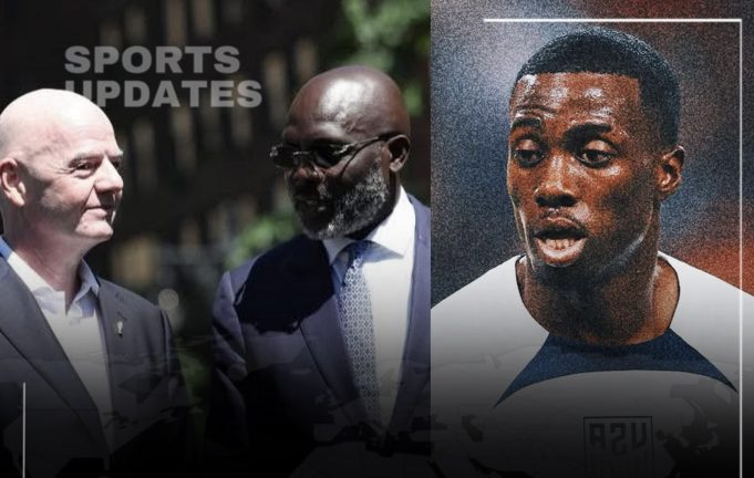 Weah Joins FIFA President to Inaugurate Mini-Soccer Pitch in New York, Wishes Son Tim Success at World Cup